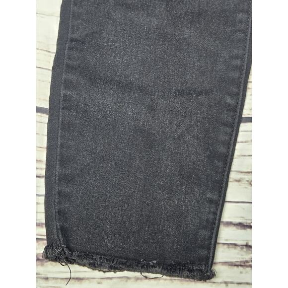 Kut From the Kloth "Donna" Jeans Womens 6 Black High Rise Ankle Skinny Dark - Picture 6 of 13